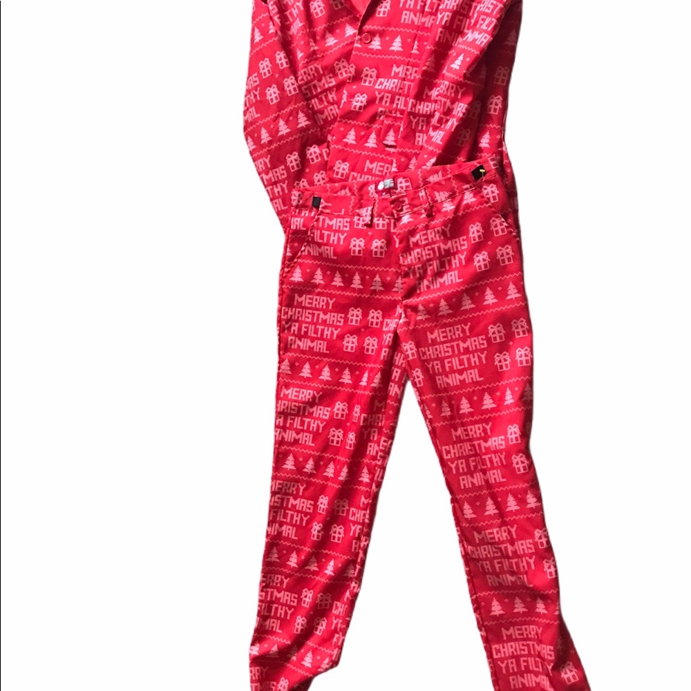 Men’s Christmas home alone suit